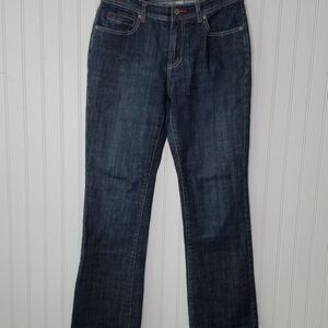 Chico's Platinum Stretch Slight Boot Jeans Size 8